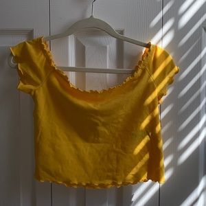 H&M yellow top